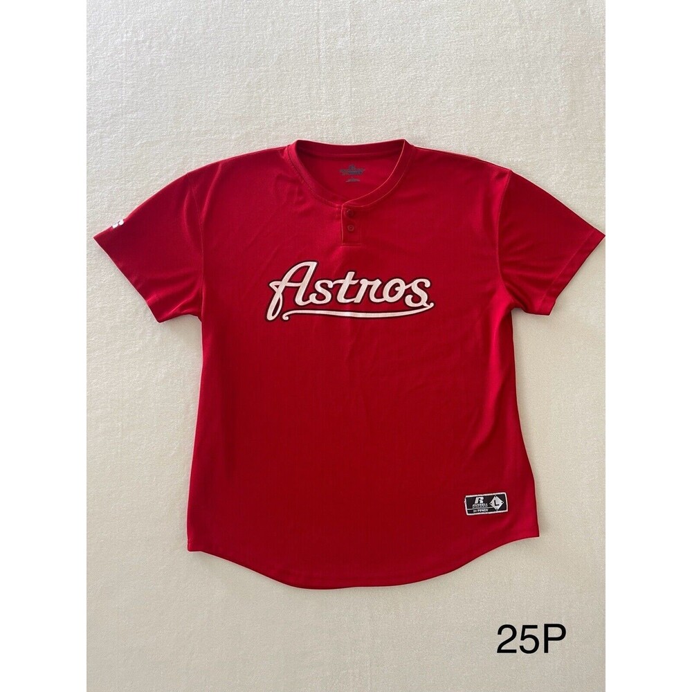 Russell Athletic Jersey Red Astros Dri Power #2 Shirt Size Large‎